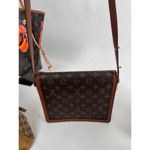 Louis Vuitton Rare Vintage Raspail Monogram Shoulder Bag - Picture 10 of 16